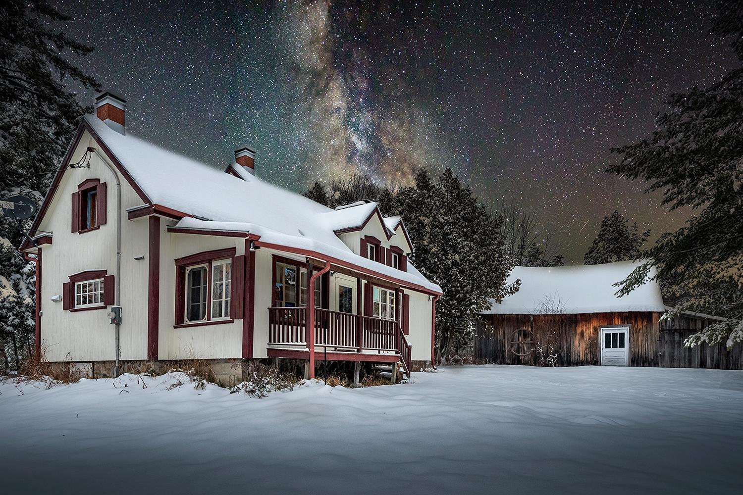 Ancestral Wooden Chalet - St-Gabriel De Brandon Mandeville Екстериор снимка